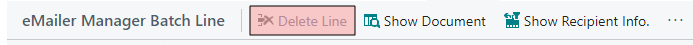 Batch Line Toolbar, Delete Line