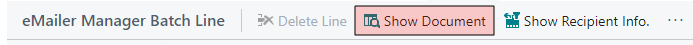 Batch Line Toolbar, Show Document