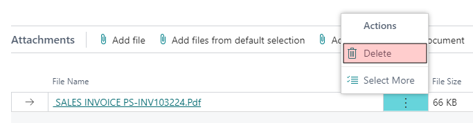 Delete an Email Attachment