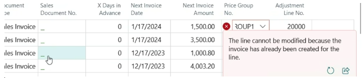 Modify Price Group ID