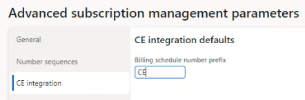 CE Integration Tab